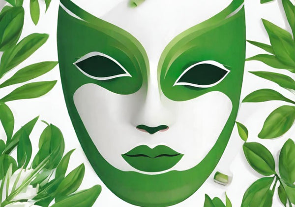 Grüne Masken