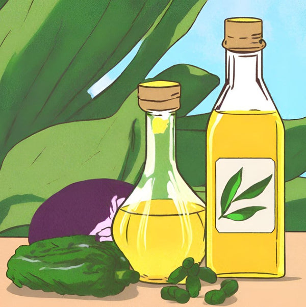 Pflanzenöle mit AHA Säure