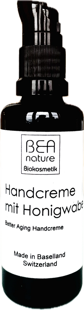 Handcreme mit Honigwabe