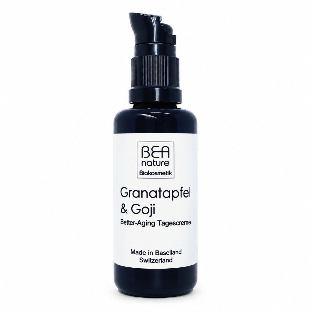 Grenade & Goji · Crème de jour Better Aging – Produkt auf weissem Hintergrund