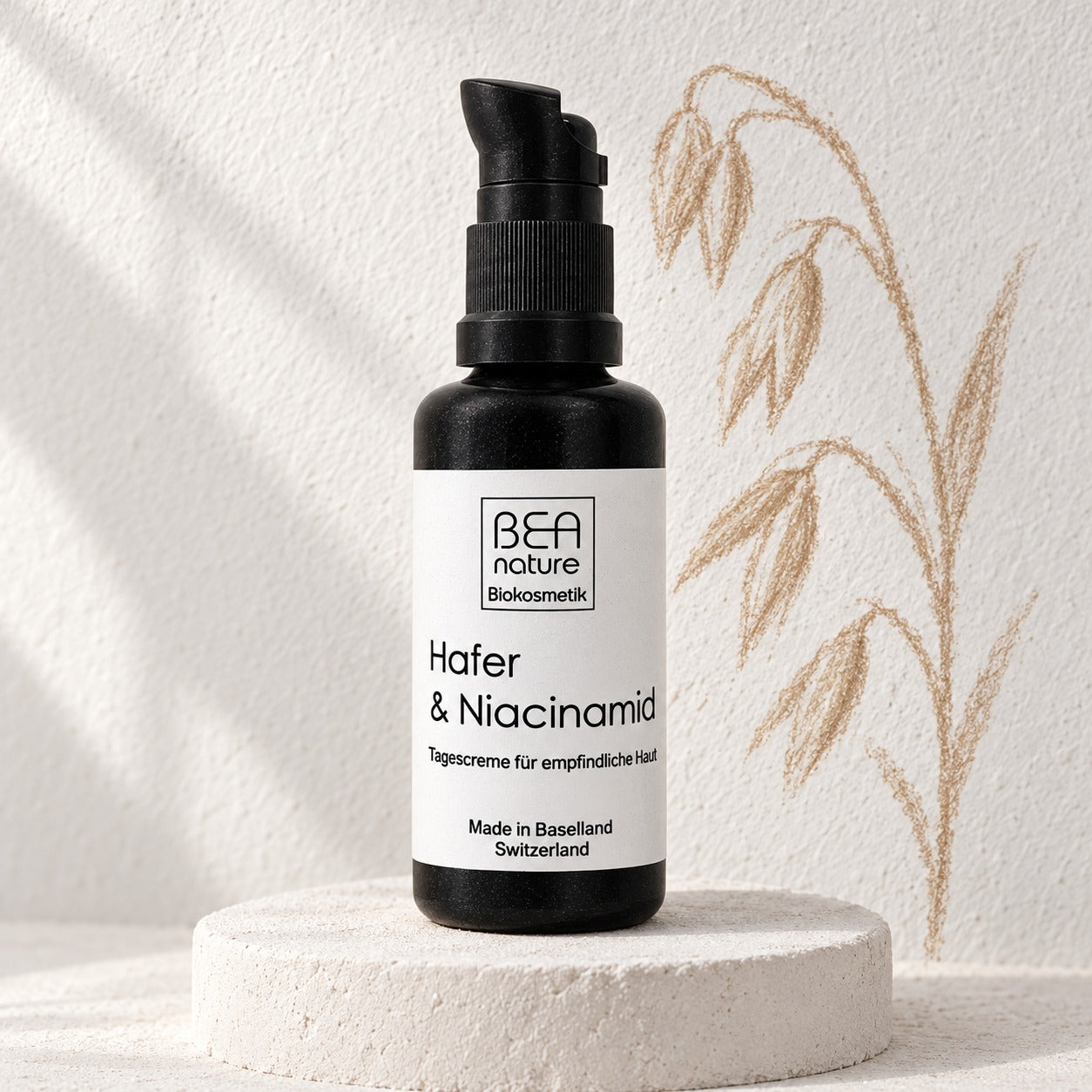 Hafer & Niacinamid Tagescreme für empfindliche Haut – 50 ml